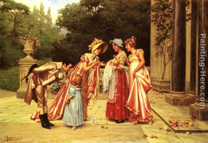 Vittorio Reggianini Admiring the Newborn